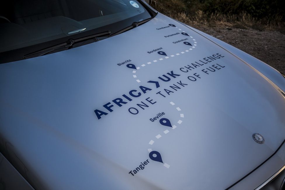 Mercedes E 300 BlueTEC híbrido, de África a Reino Unido