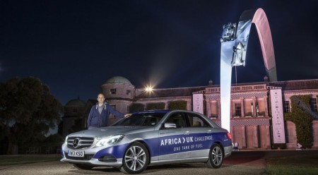Mercedes E 300 BlueTEC híbrido, de África a Reino Unido