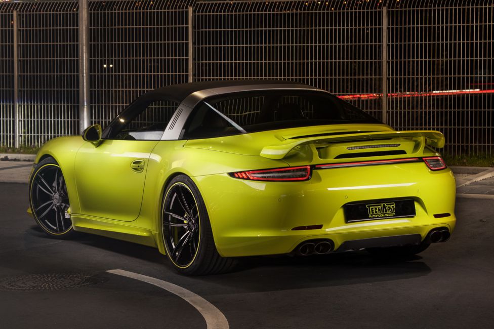 TechArt presenta el Porsche 911 Targa 4 más chillón