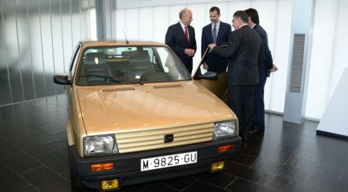 Seat restaura el primer coche del Rey, un Ibiza 1.5 de 1986