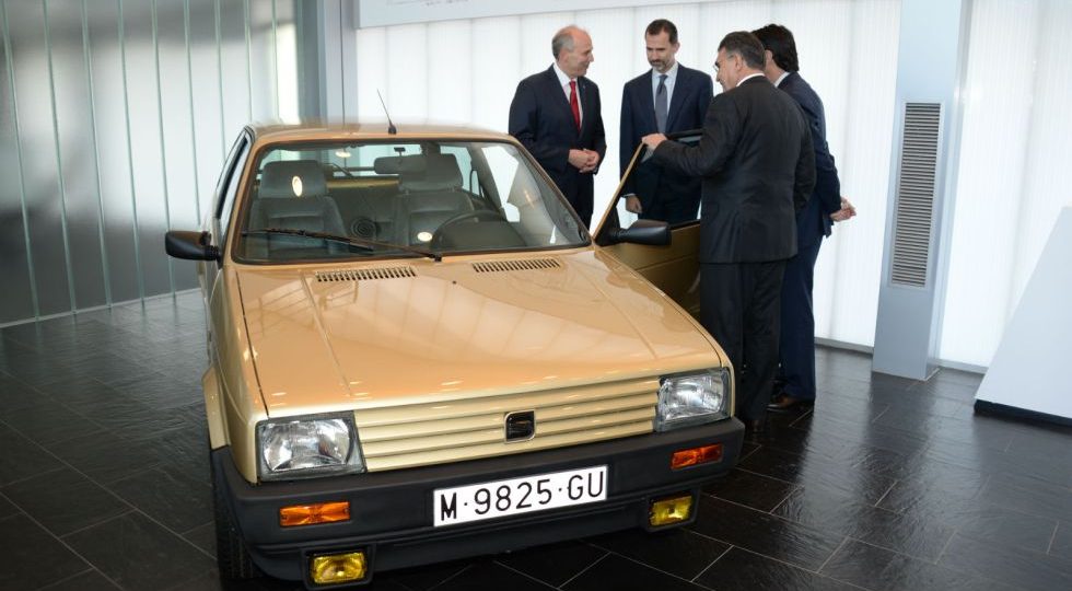 Seat restaura el primer coche del Rey, un Ibiza 1.5 de 1986