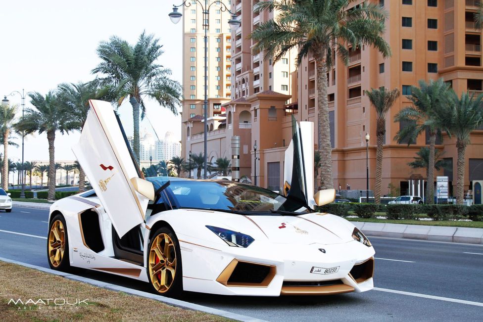 Oro para el Aventador