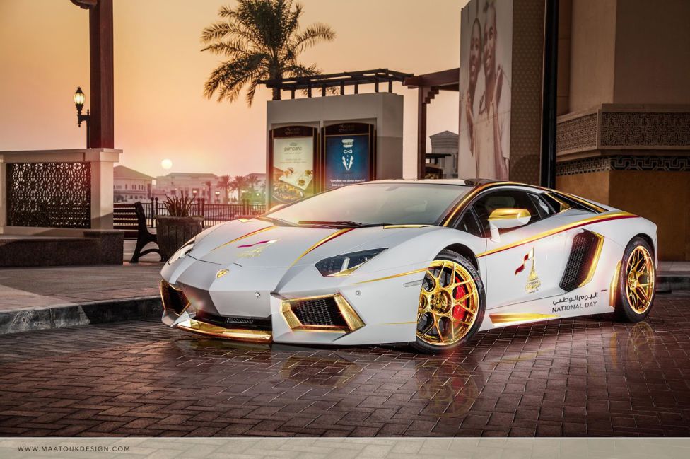 Oro para el Aventador