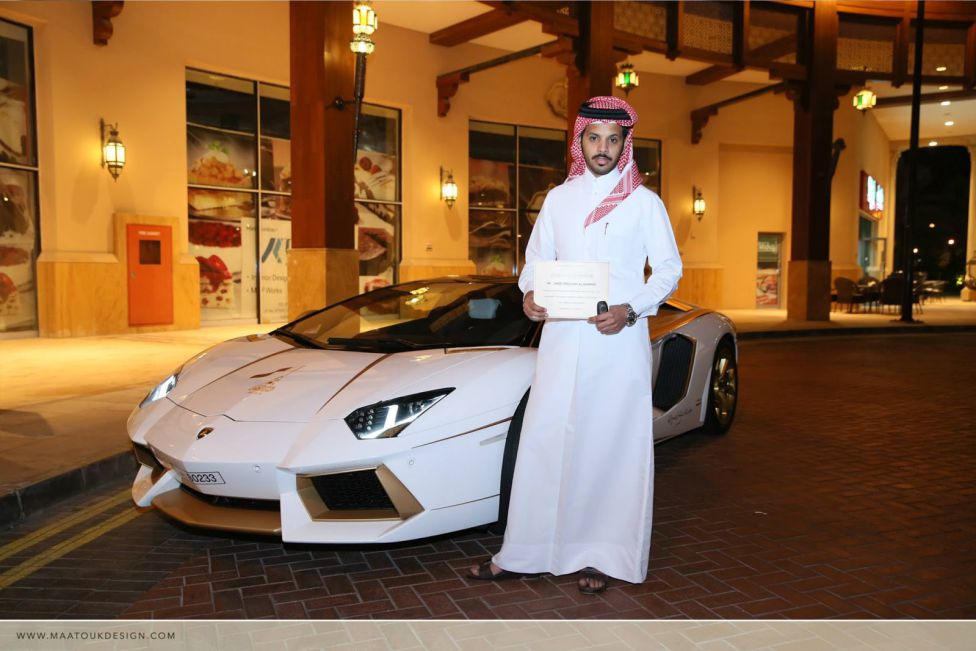 Oro para el Aventador