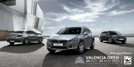Peugeot es el vehículo oficial del Valencia Open
